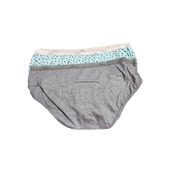 Hanes 3-Pack Breathable Cotton Tagless Bikini Panties M/6 Cotton No Ride‎ Up - Picture 2 of 2